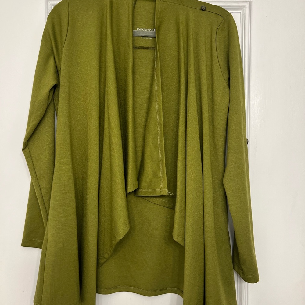 Betabrand crossover cardigan